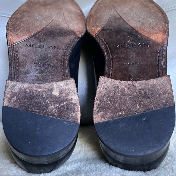 Mezlan Leather Shoes Sz 11.5 M Black Oxford Made in Spain Business Classic Chic main image 4